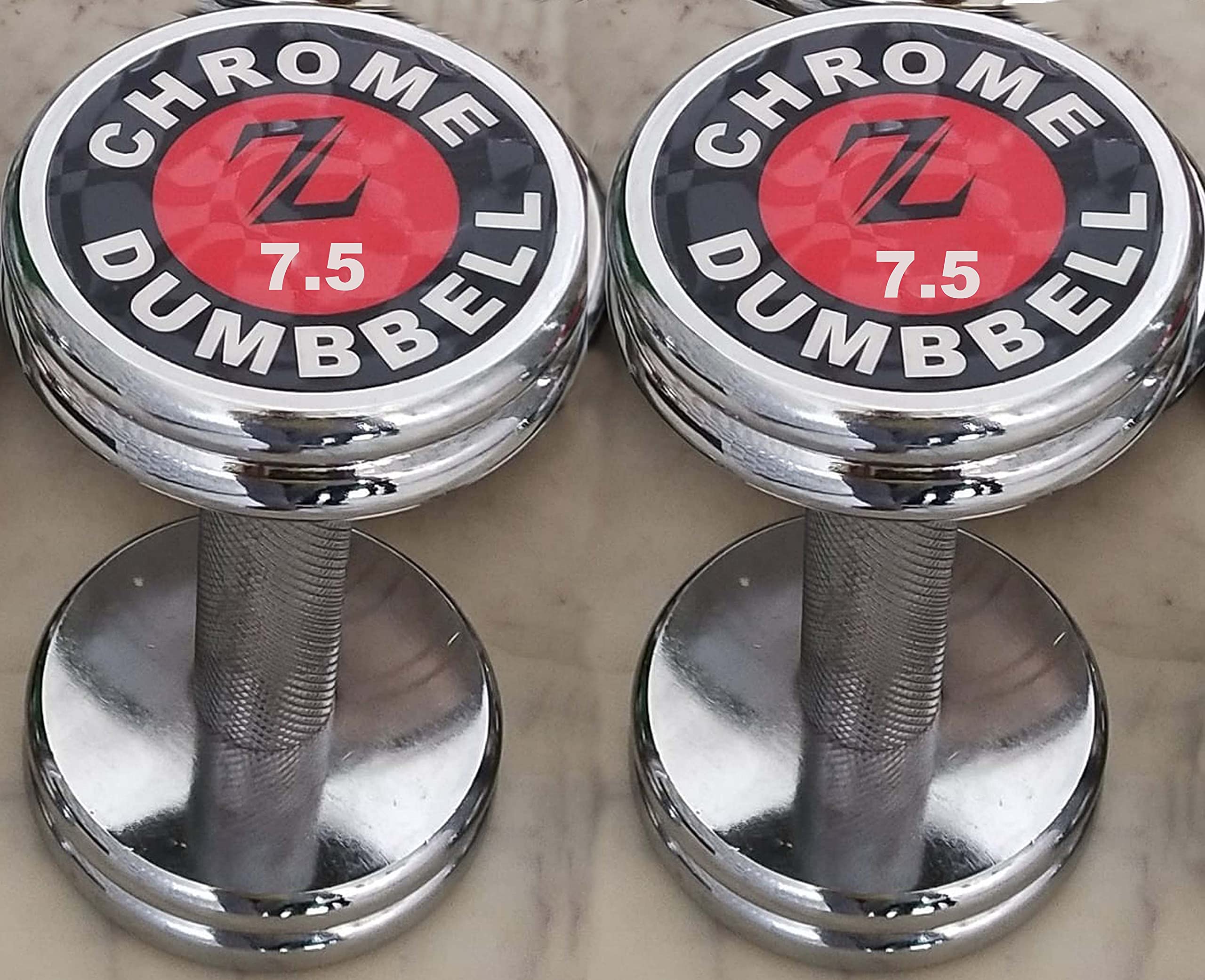 Gyming World™ 7.5 Kg Z Look Solid Steel Dumbbells (Pack of 2 dumbbells) (B09HVLFMB2) Amazon Price History, Amazon Price Tracker