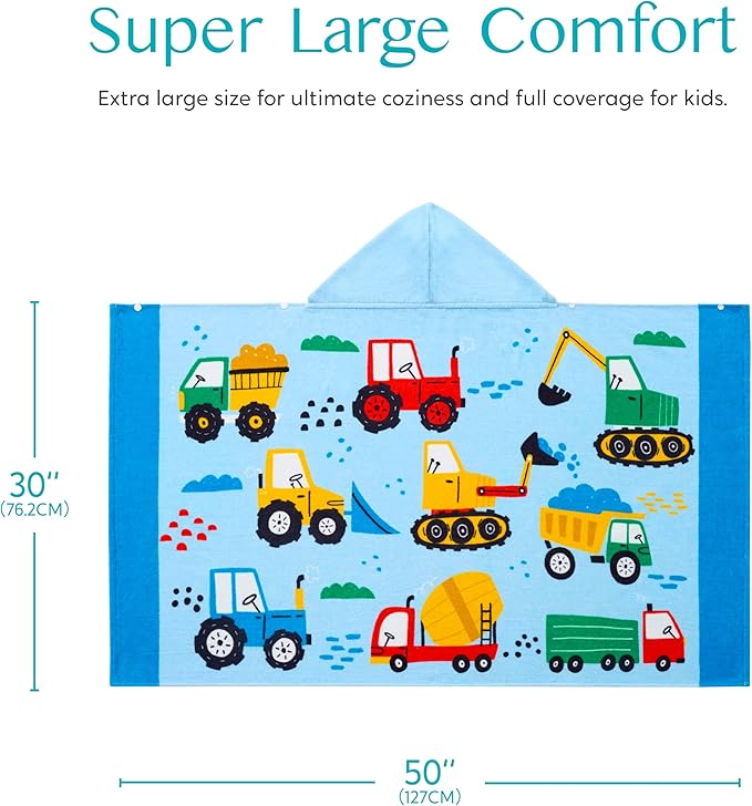 Adorable Hooded Towels for Kids! 😍  Perfect for Small Bathrooms