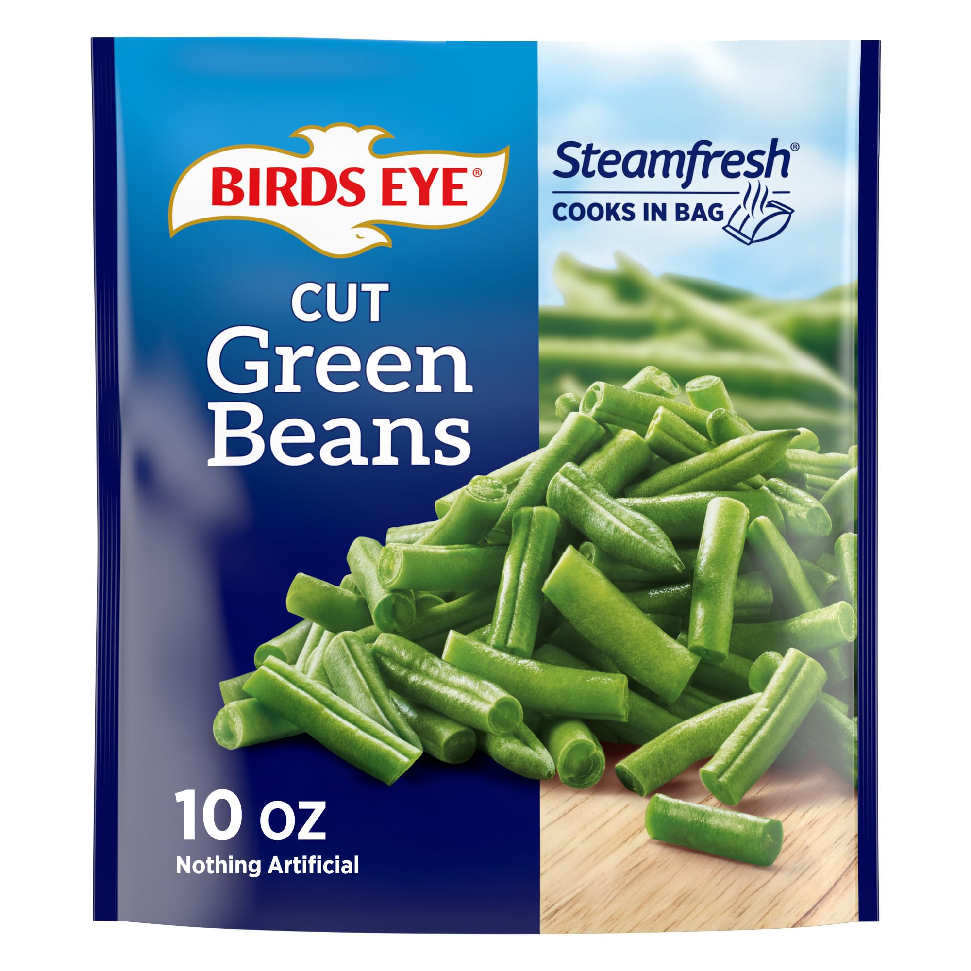 Birds Eye Steamfresh Cut Green Beans Frozen Vegetable 10 OZ
