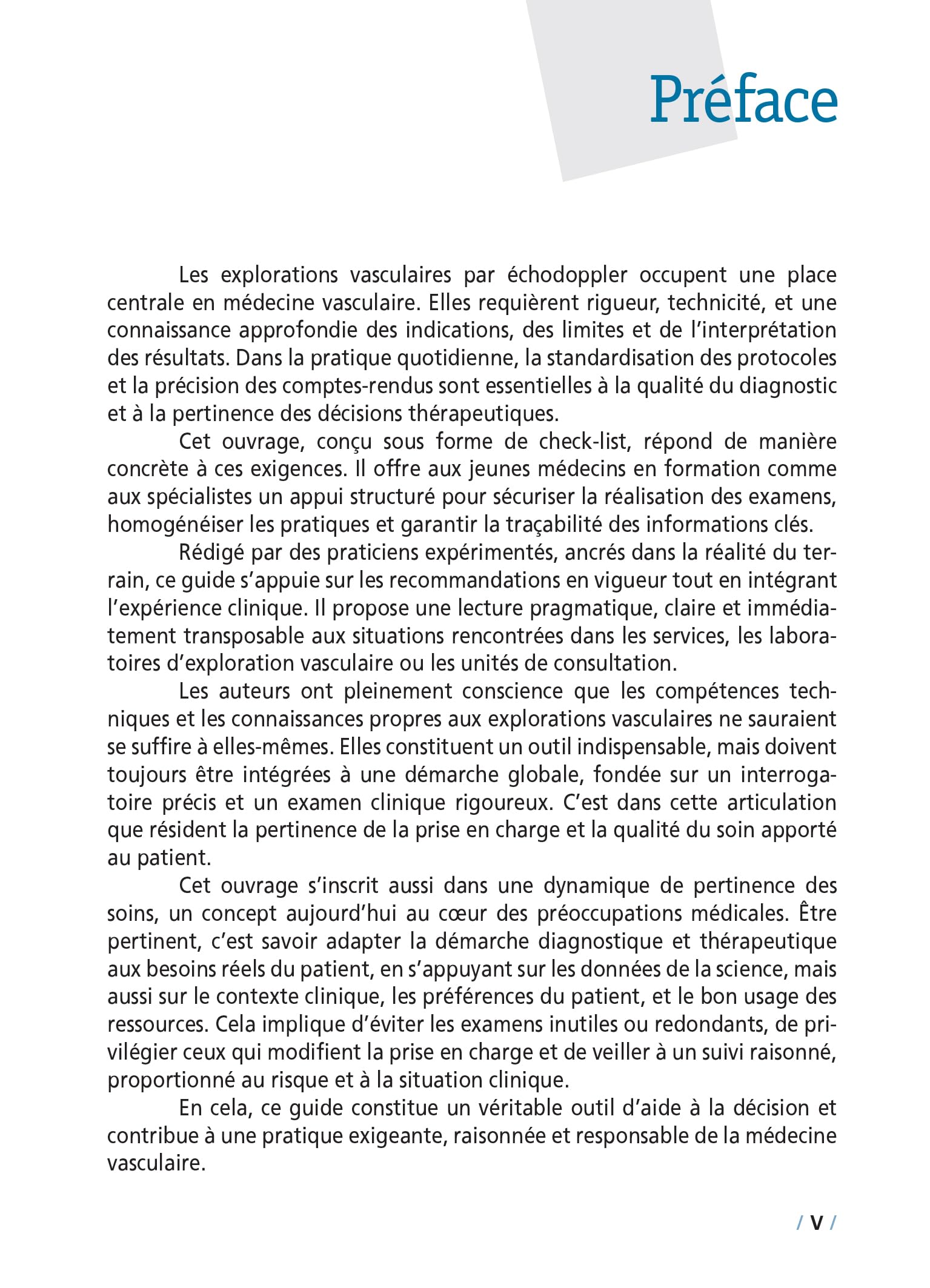 La check-list de la médecine vasculaire (2e édition)