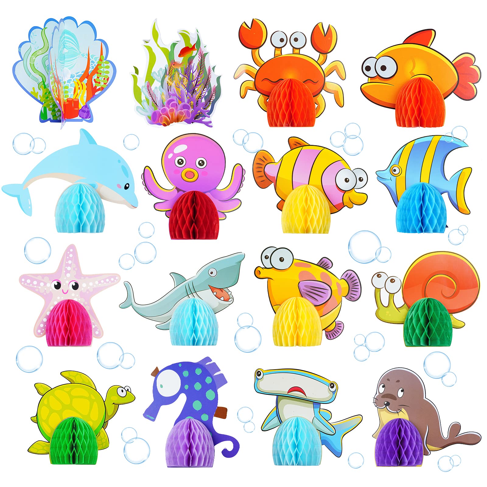 Buy 16 Pieces Sea Animal Centerpiece Under the Sea Party