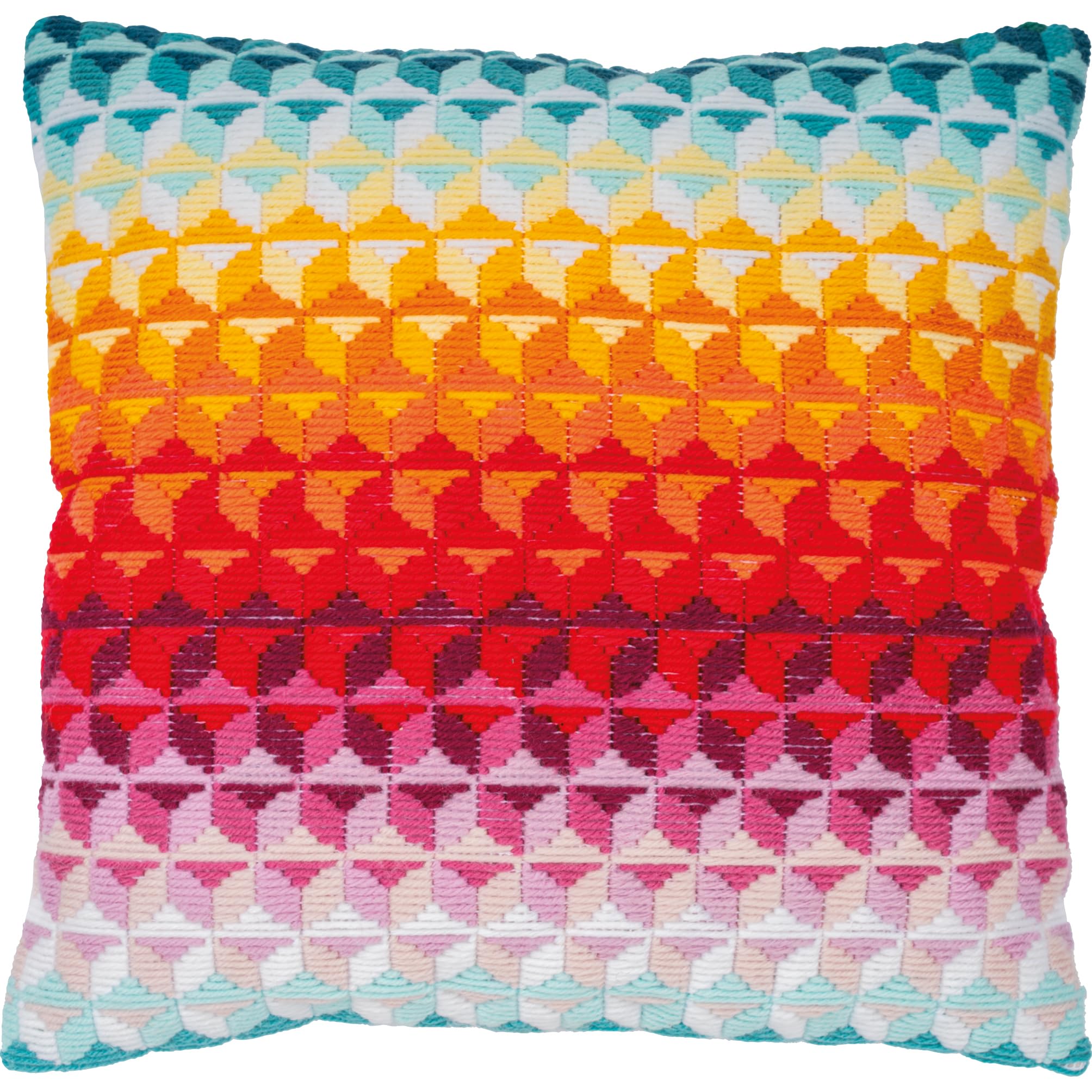 Bargello kussen borduurpakket - Modern - Iris Borduurt Bargello kussen borduurpakket - Modern - Iris Borduurt