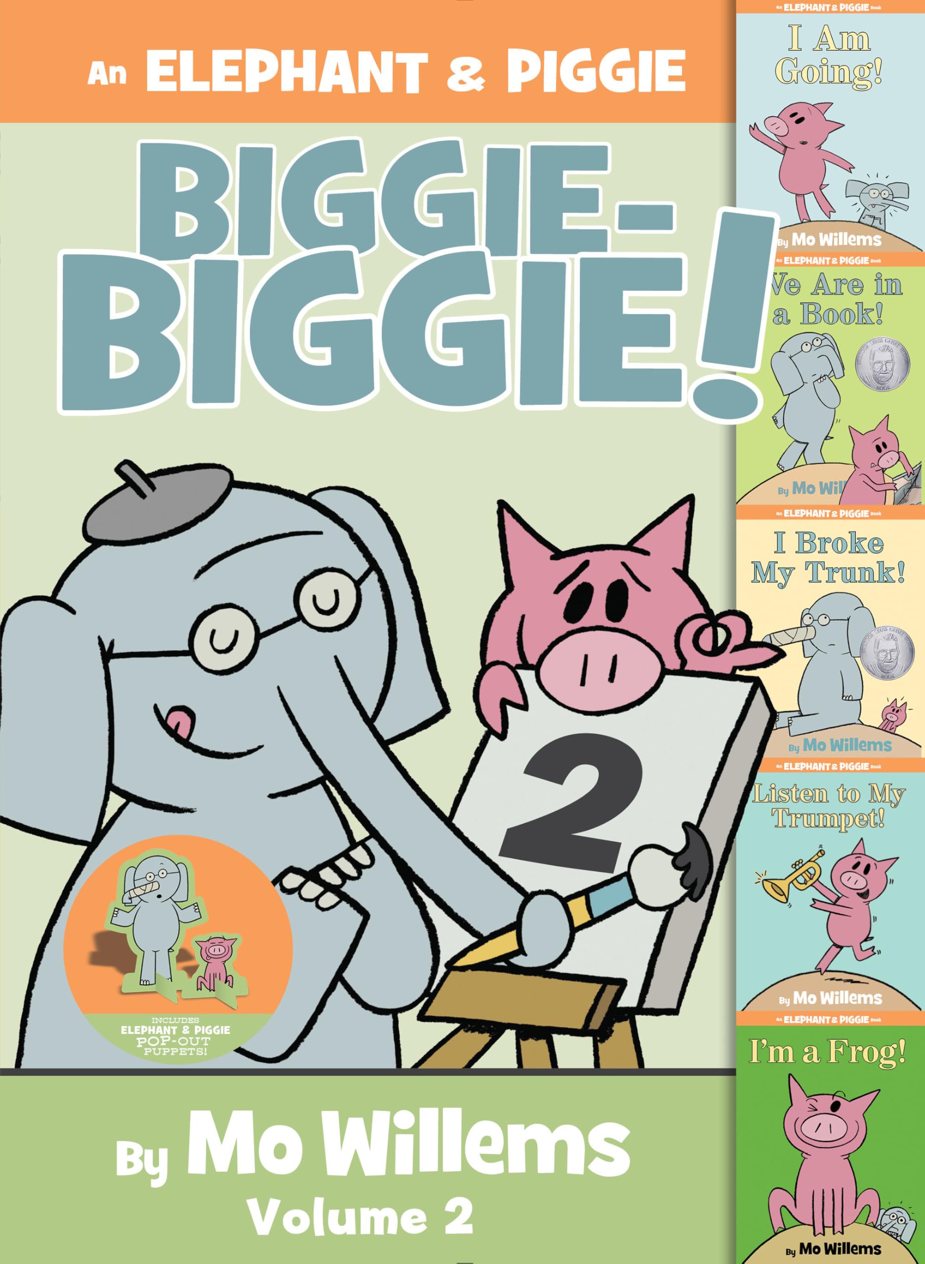 An Elephant and Piggie Biggie!: I Am Going / We Are in a Book! / I Broke My Trunk! / Listen to My Trumpet / I'm a Frog: 2