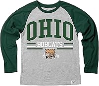 Vista 76 de Wes and Willy NCAA playera raglán de manga larga para niños