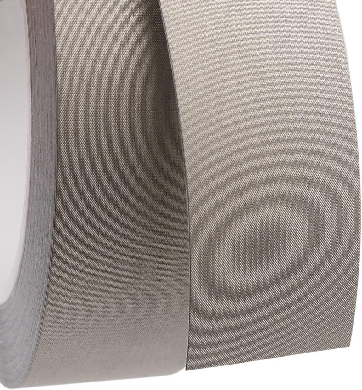 Conductive Cloth Fabric Adhesive Tape 40mm x 20M (1.6in x 65ft), Faraday Tape for Laptop Mobilephone Guitar Repair, EMI Shielding, Interference Signal Blocking, Cable Wire Harness Wrapping