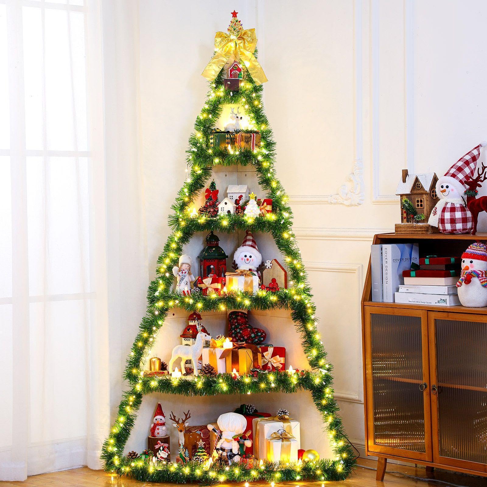 置物 Christmas tree Amazon.com: CroBlissful 6 Tier 6ft Christmas Tree Corner