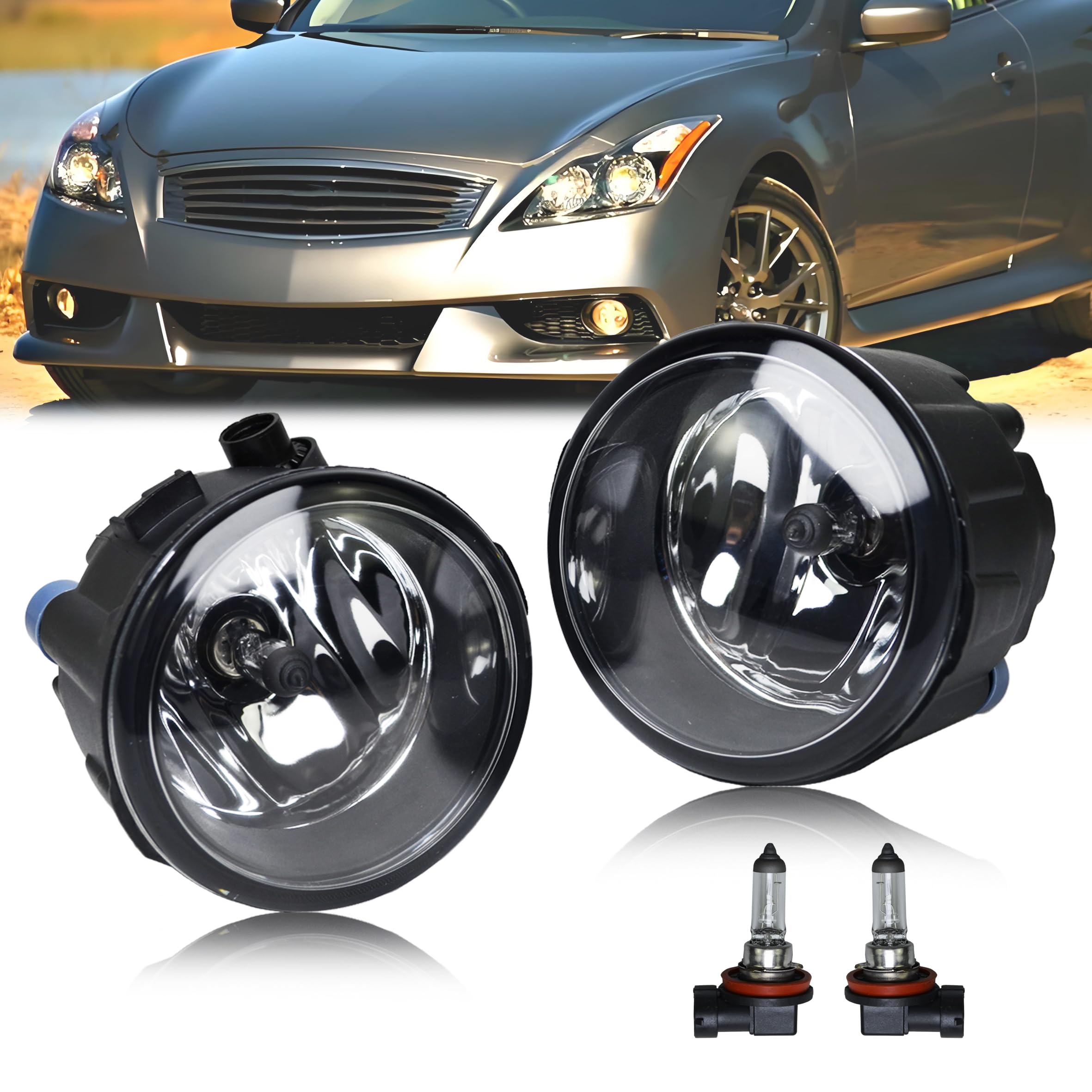 BOGYL 2PCS Fog Lights Assembly