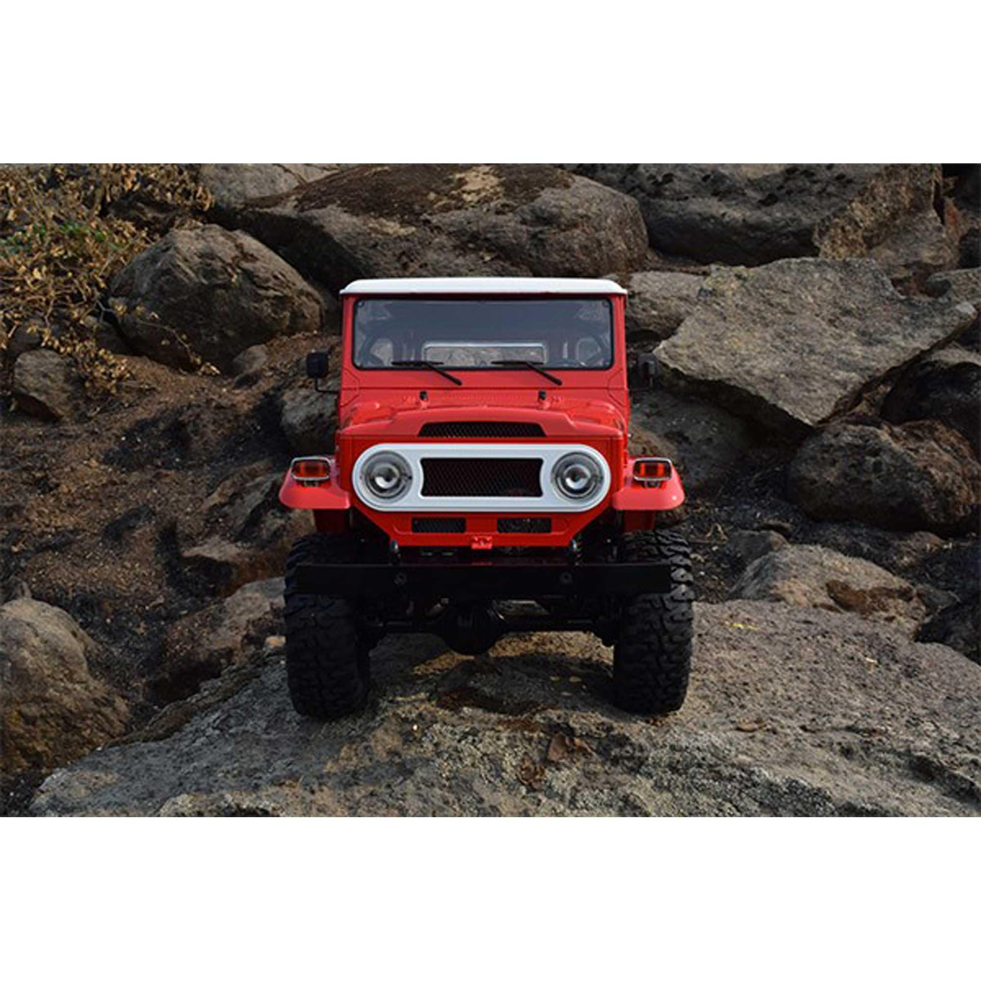 RC4WD GELANDE II RTR TRUCK W/CRUISER BODY SET (CZERWONY)