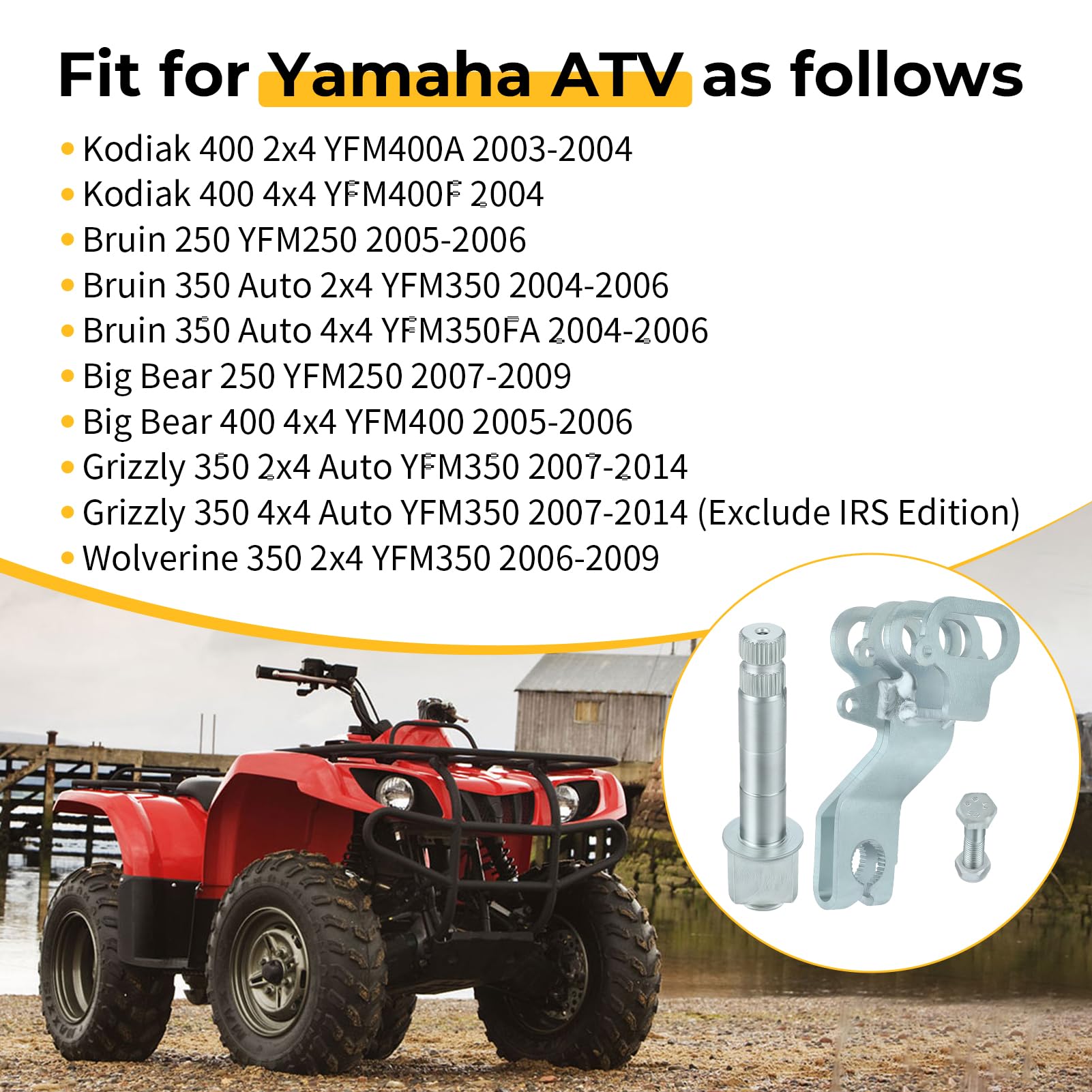 Roulement à Billes D'arbre à Cames Pour Yamaha SR250, YF400M-FW, YFM350 | Réf. 93306-00506-00