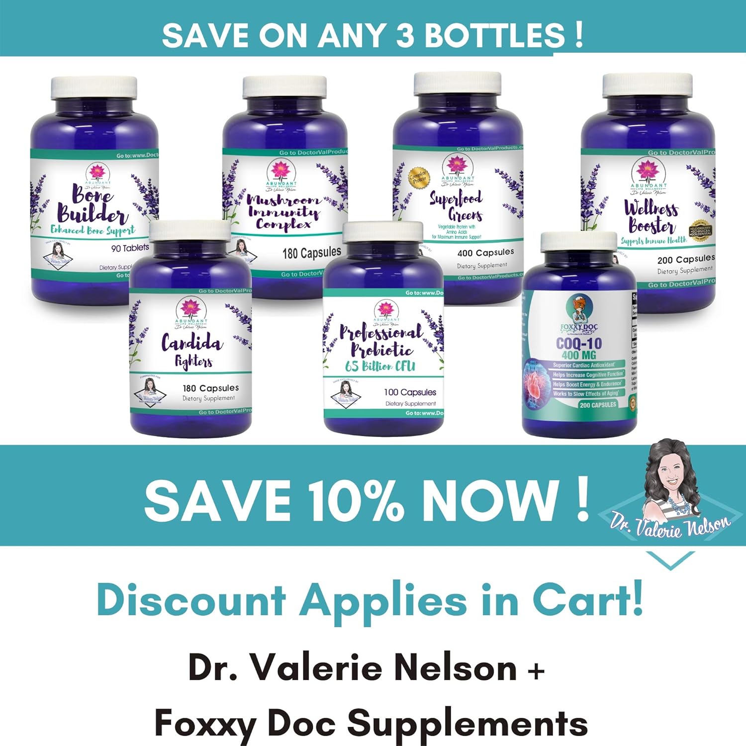 CoQ10 400 MG Per 2 Caps - Ubiquinone - Heart, Brain & Cellular Supplement - Energy Support - 1 Bottle - 200 Vegetable Caps in Bottle - by Foxxy Doc : Health & Household