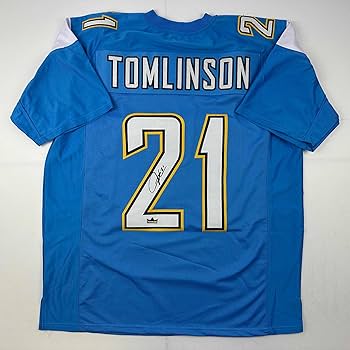 Facsimile Autographed LaDainian Tomlinson Los Angeles LA Powder