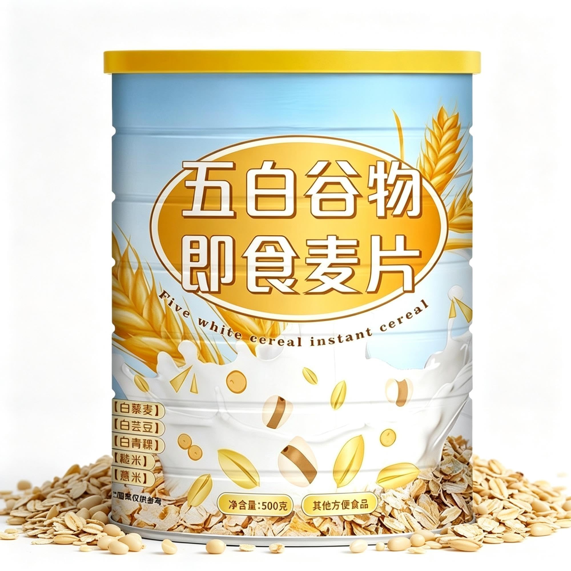 Cereal de Avena Instantánea con Cereales Integrales, Sin Aditivos, 500g