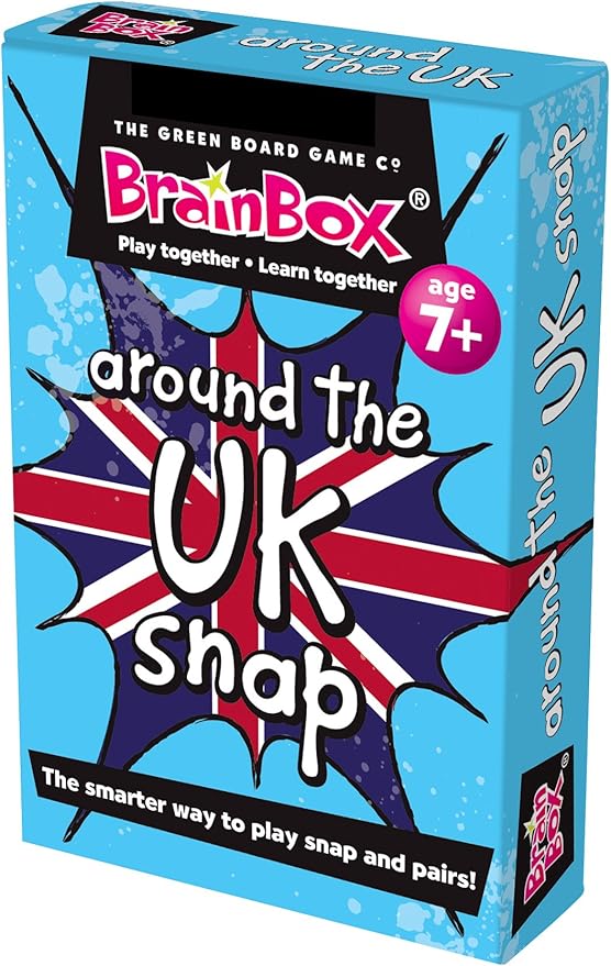 The Green Board Game Co. Around the UK Snap (Box Style May Differ From