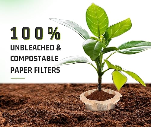 Miniatura 5 de VIVI SKY Filtros K Cup desechables con tapa, 100 filtros de café, filtros de papel K Cup para cafeteras Keurg de una sola porción 1.0 y 2.0 cápsulas
