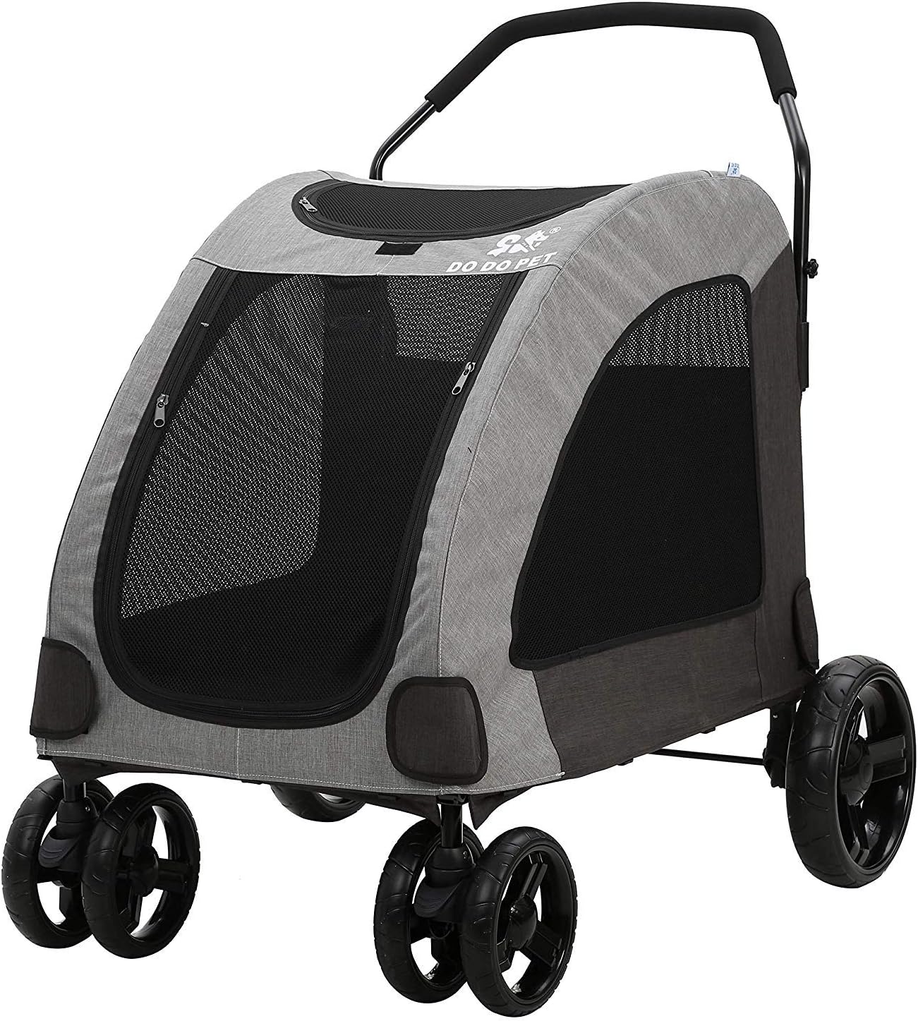 ピッコロカーネ タント2 ブラック ペットカート 美品 多頭用 折りたたみ ピッコロカーネ タント2 ブラック ペットカート 美品 多頭用