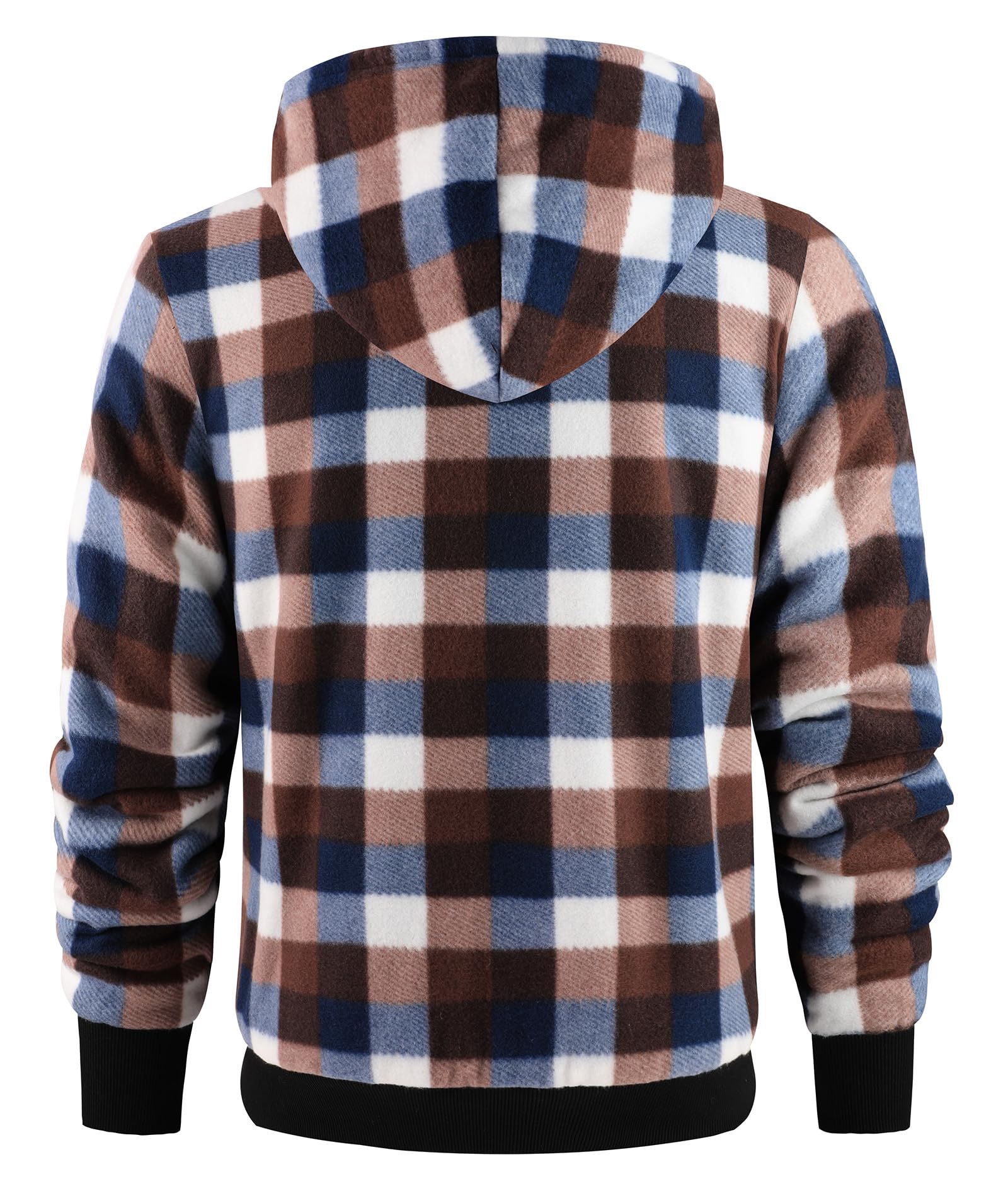 geeksport geeksport geeksport geeksport Felpa da Uomo con Cappuccio e Full Zip Fleece Hoodies for Men Sportive Inverno