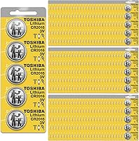 Vista 5 de Toshiba CR2016 Batería de moneda de litio de 3 voltios (5 baterías)