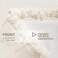 Vista 5 de MYSKY HOME Couch Cover for Pets, Beige Couch Covers for 2 Cushion Couch Sofa, Sofa Slipcover Sectional L Shape Chenille Covers for Pets, Throw Couch