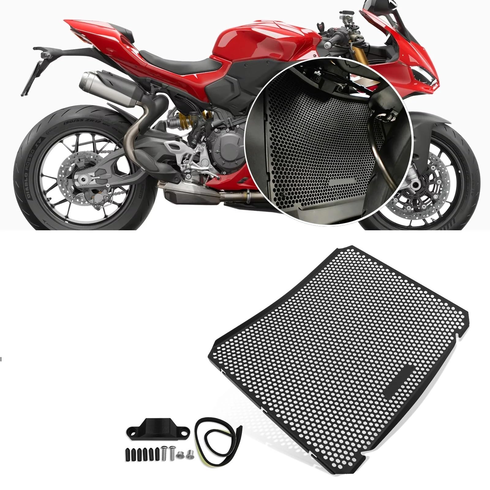 Osłona ochronna osłony chłodnicy Kratka Chłodnicy Części Ochronnych Dla Panigale V2S 2025 Motocykla