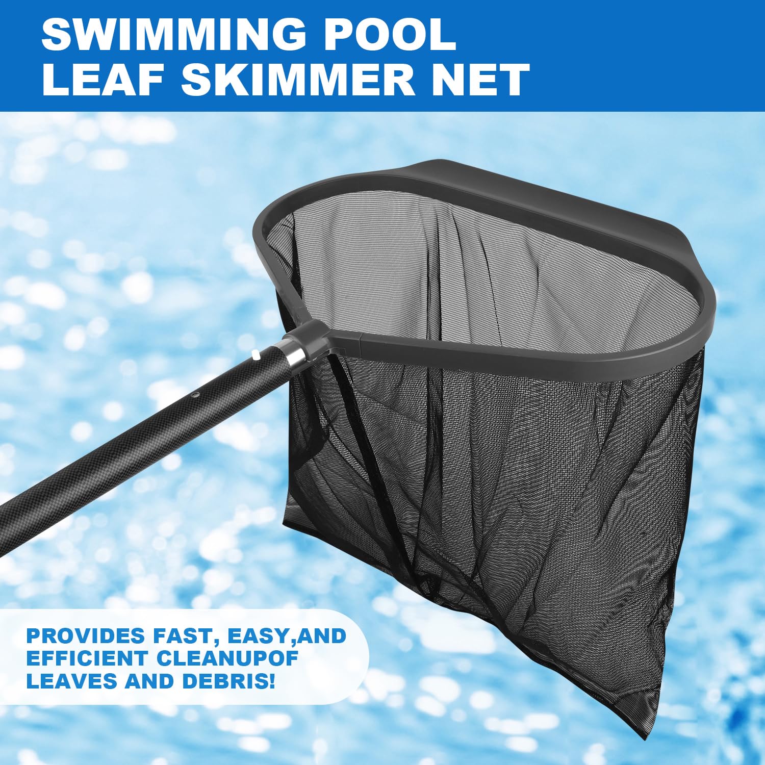 DOBEN Retino Piscina 19” (48 cm),Rete per Skimmer Piscina,Rete per Skimmer Piscina,rimuove Facilmente Foglie e detriti da Piscine, stagni e fontane