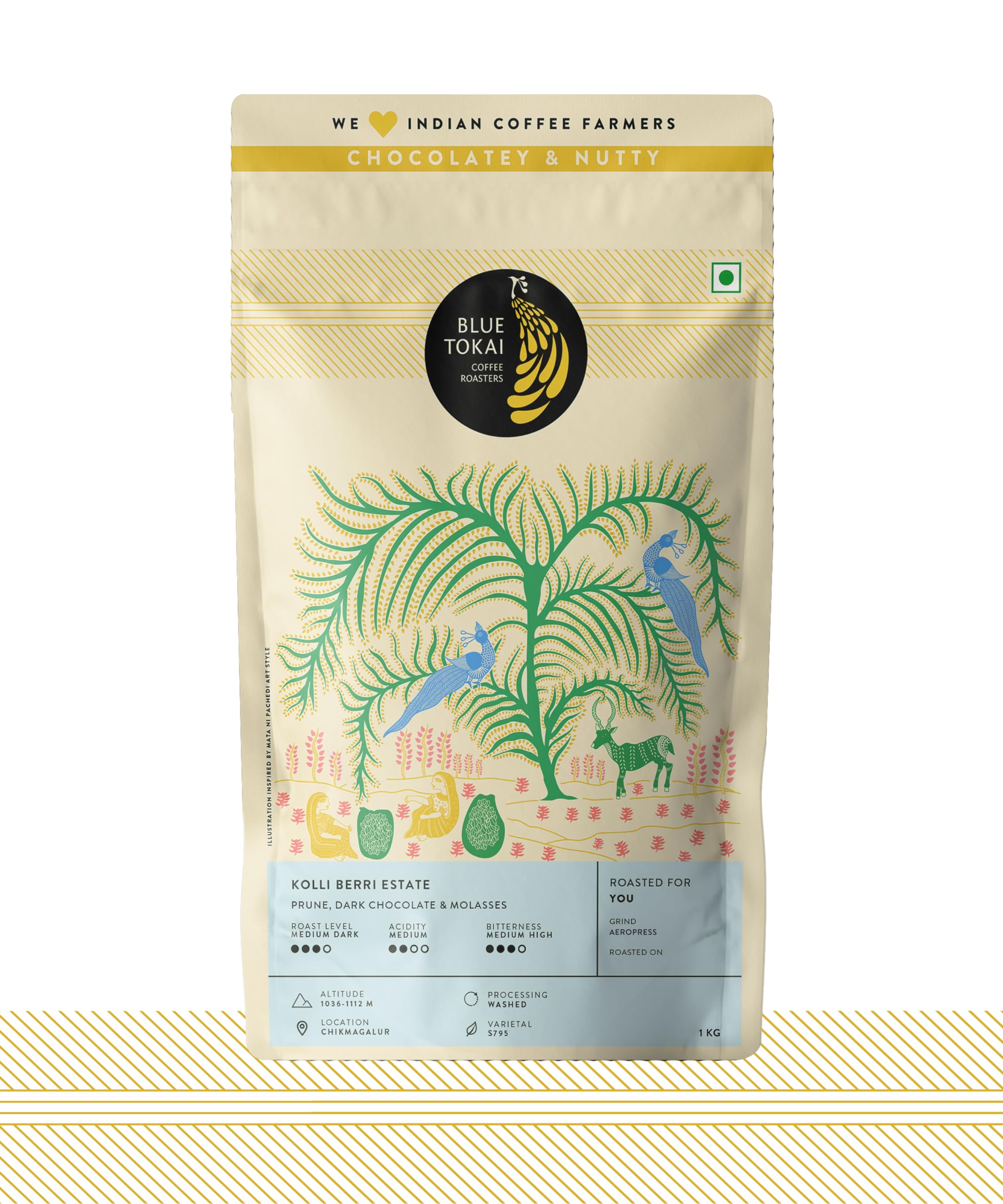 See full amazon price history chart for Blue Tokai Coffee Roasters Kolli Berri Estate - Medium Dark Roast (Aeropress Grind) 1Kg | Made With 100% Specialty Grade Arabica Freshly Roasted Ground Coffee, Bag Blue Tokai Coffee Roasters Kolli Berri Estate - Medium Dark Roast (Aeropress Grind) 1Kg | Made With 100% Specialty Grade Arabica Freshly Roasted Ground Coffee, Bag (B0B822VTHS) Amazon Price History, Amazon Price Tracker