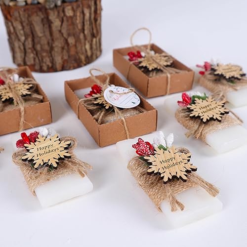 Miniatura 124 de HTF Pack of 5 Wedding Gifts Handmade Lavender Scented Mini Soap, Wedding Favors, Bridesmaid Gifts, Bridal Shower Gifts, Engagement Gifts, Wedding