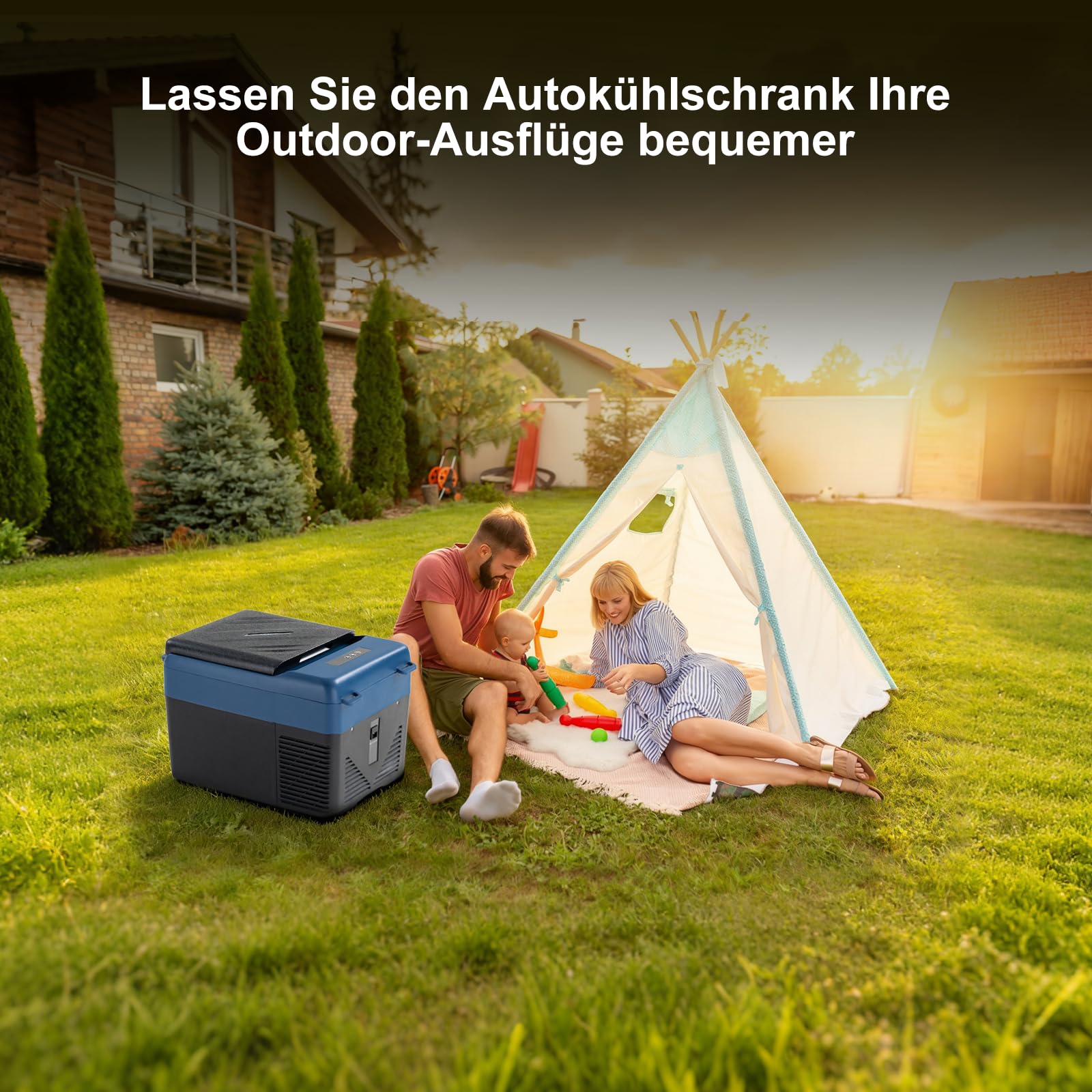 KI12 12L Kompressor Kühlbox Auto Mini Kühlschrank Elektrische Tragbare Camping-Kühlbox 12/24V -20℃