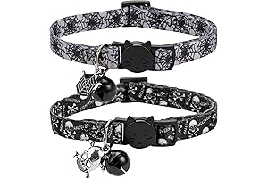 BoomBone Spooky Halloween Cat Collar for Small Dogs and Kittens