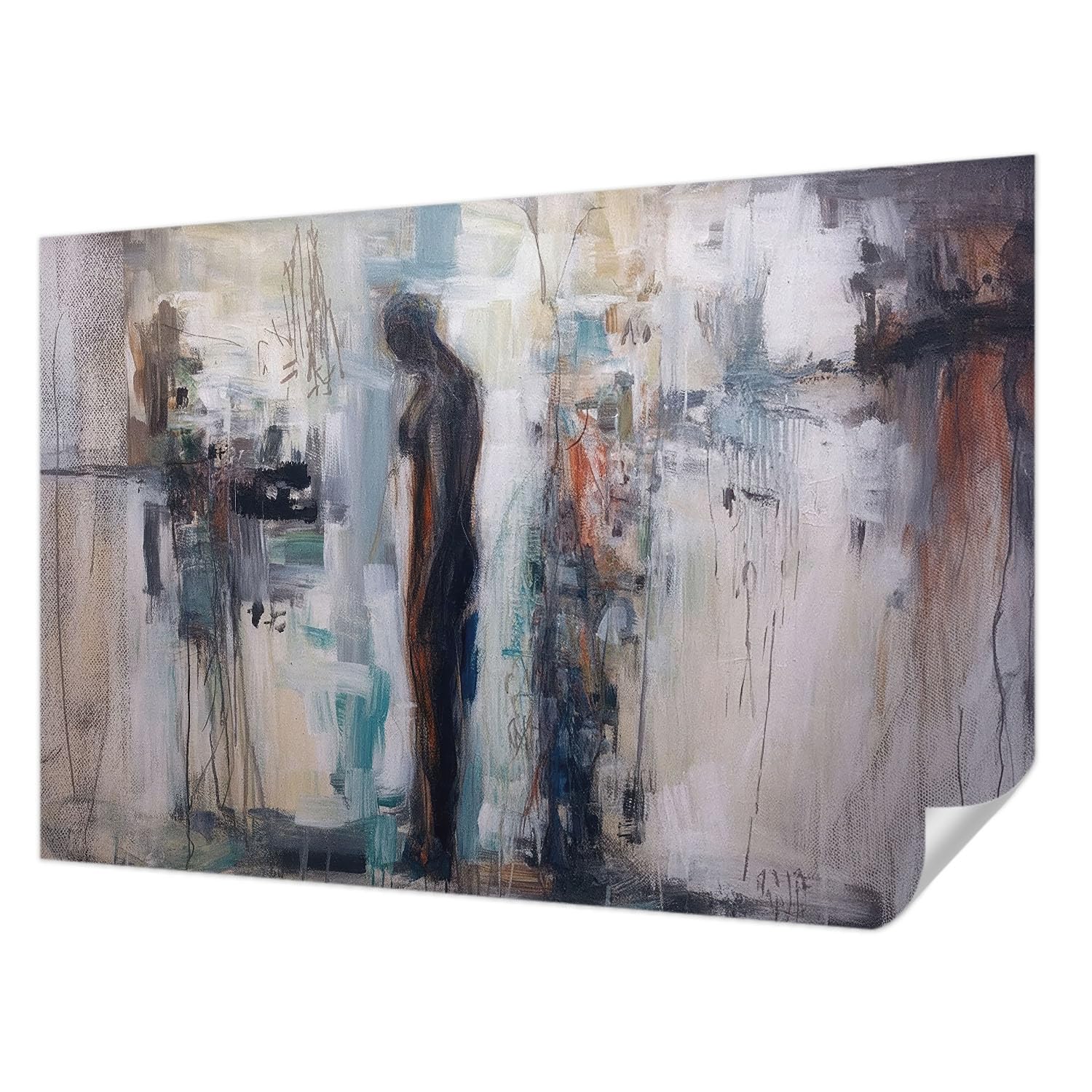 Papier Peint Autocollant Figure mystérieuse pour Poser sans Colle