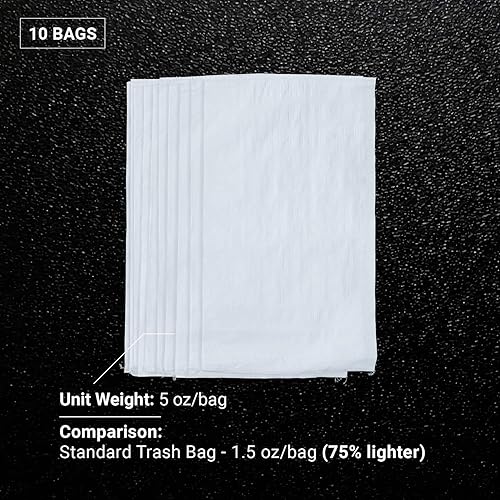 Miniatura 14 de Sandbaggy Sacos de arena grandes - Tamaño: 31 "x 45" - Bolsas gruesas para contratistas resistentes, bolsas de basura resistentes, bolsa de basura