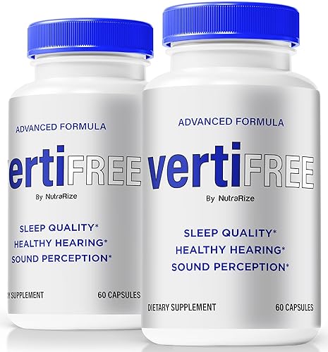 (2 Pack) VertiFree Capsules, Original VertiFree for Ear Health, Premium