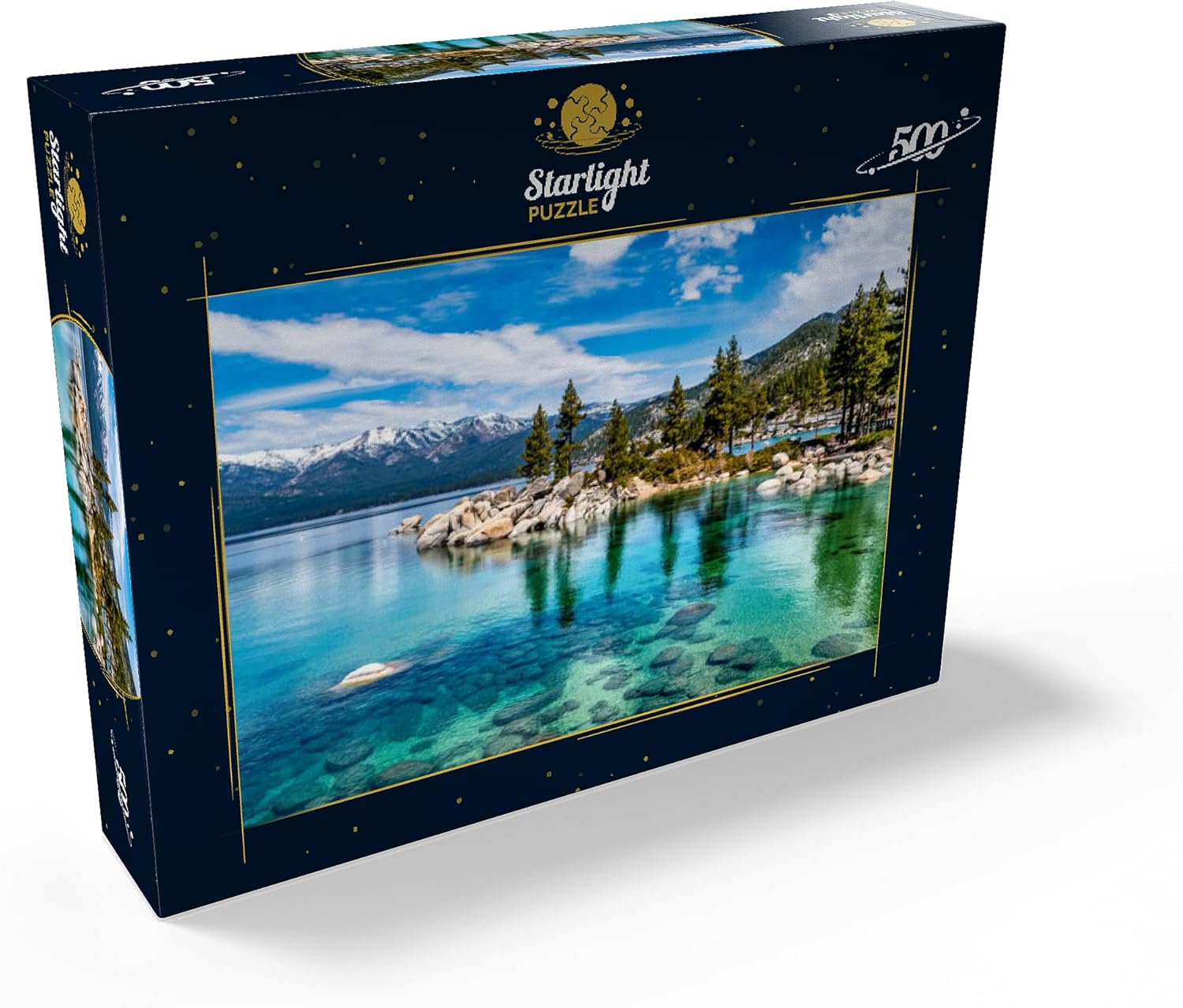 MyPuzzle The Beautiful Crystal Clear Waters of Lake Tahoe - Premium 500 Piece Jigsaw Puzzle for Adults