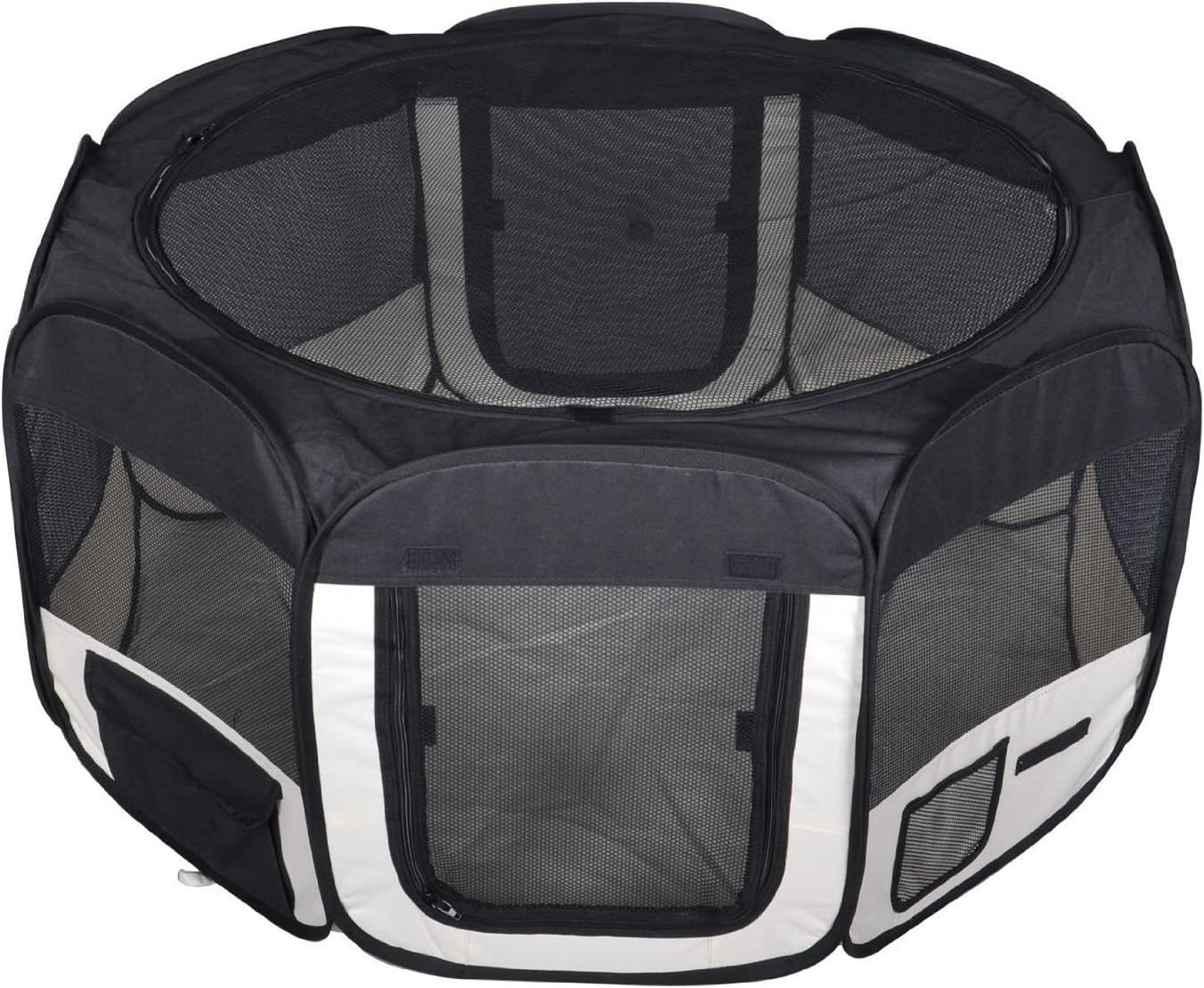 New Small Black Pet Dog Cat Tent Playpen Exercise Play Pen Soft Crate T08