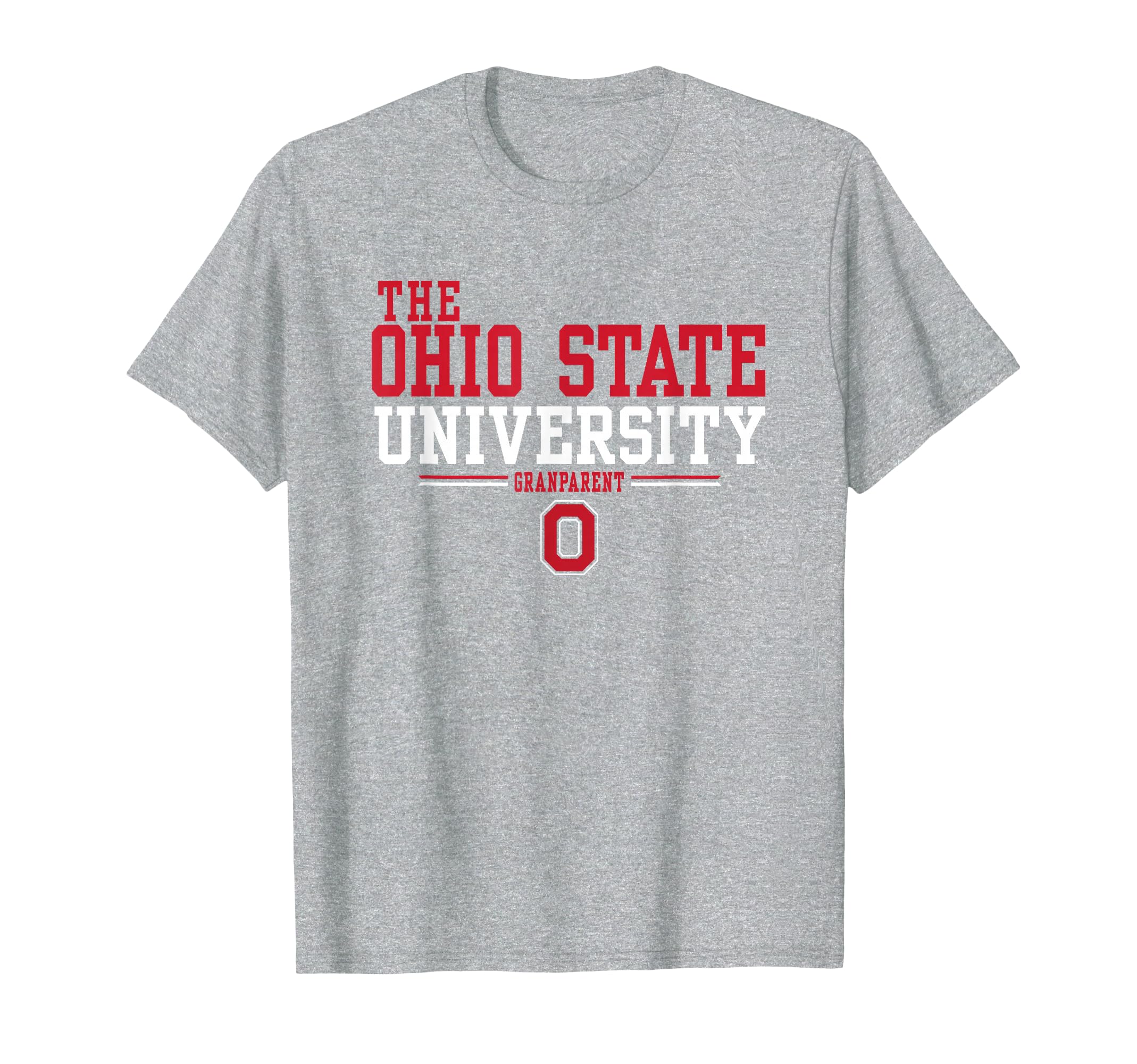 Ohio State Buckeyes Grandparent Family Gray T-Shirt