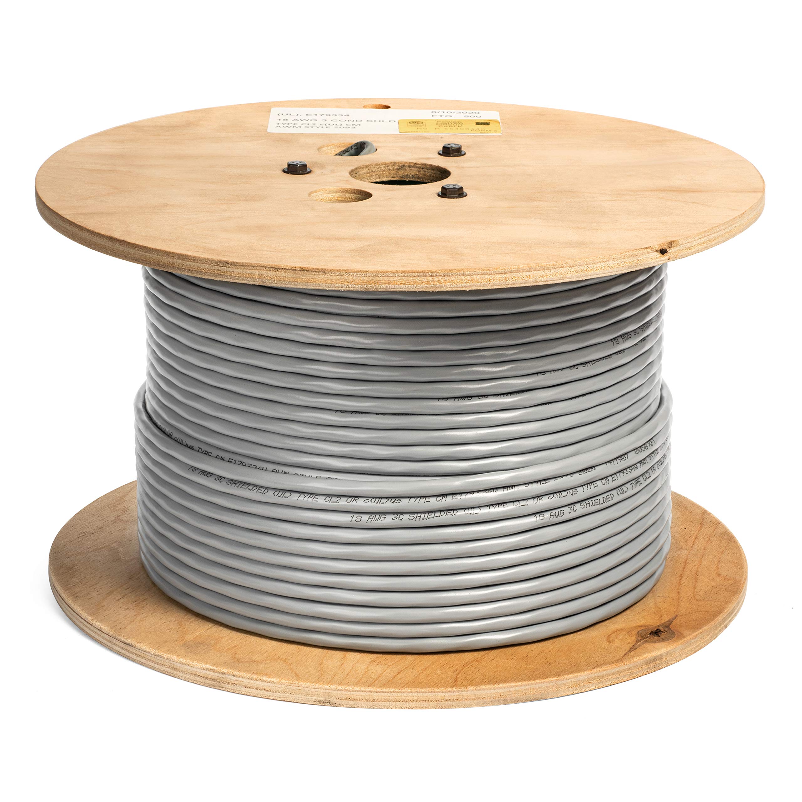 EWCS Equal to Belden 8770 18AWG Stranded Tinned 100% Copper 3