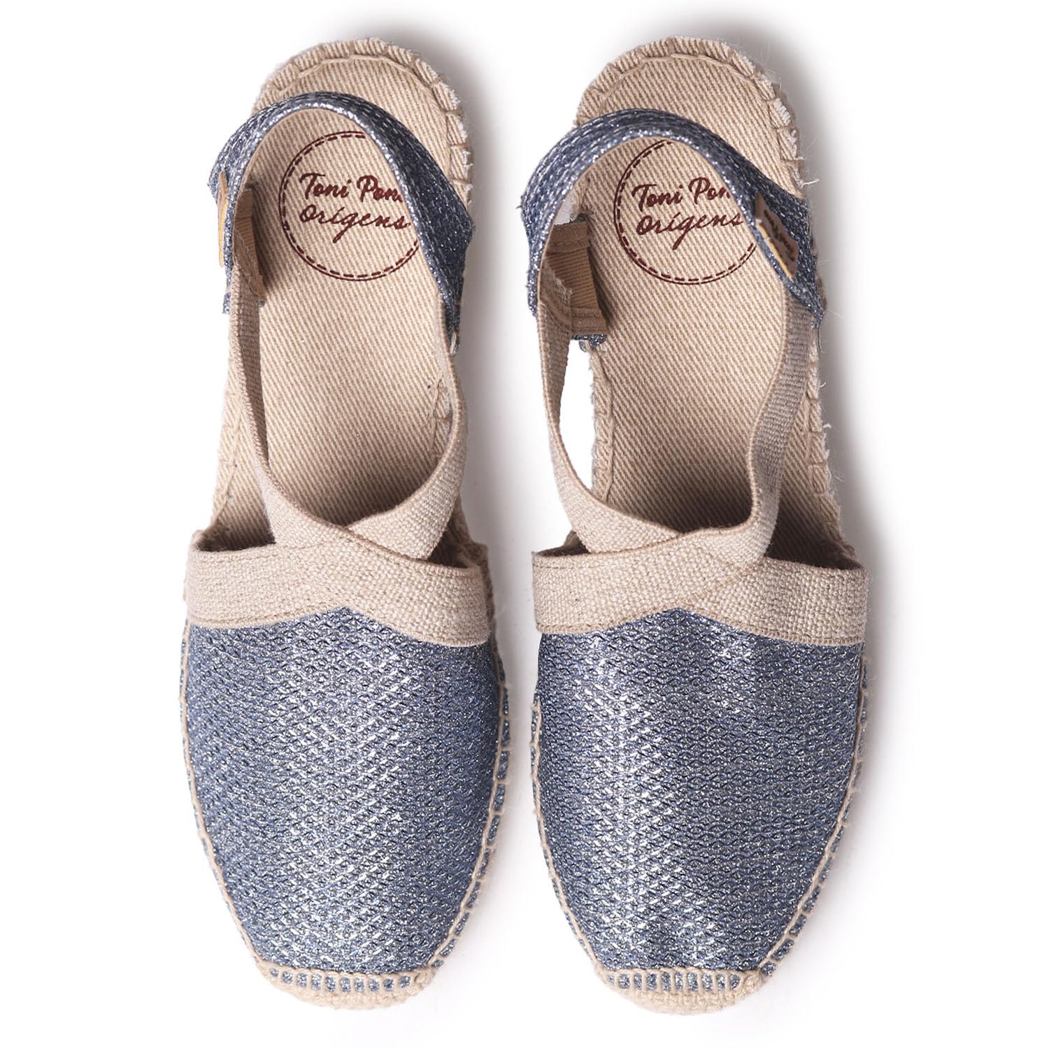 TONI PONS Triton - Espadrille compensée végétalienne pour Femme de en Tissu de Coton.