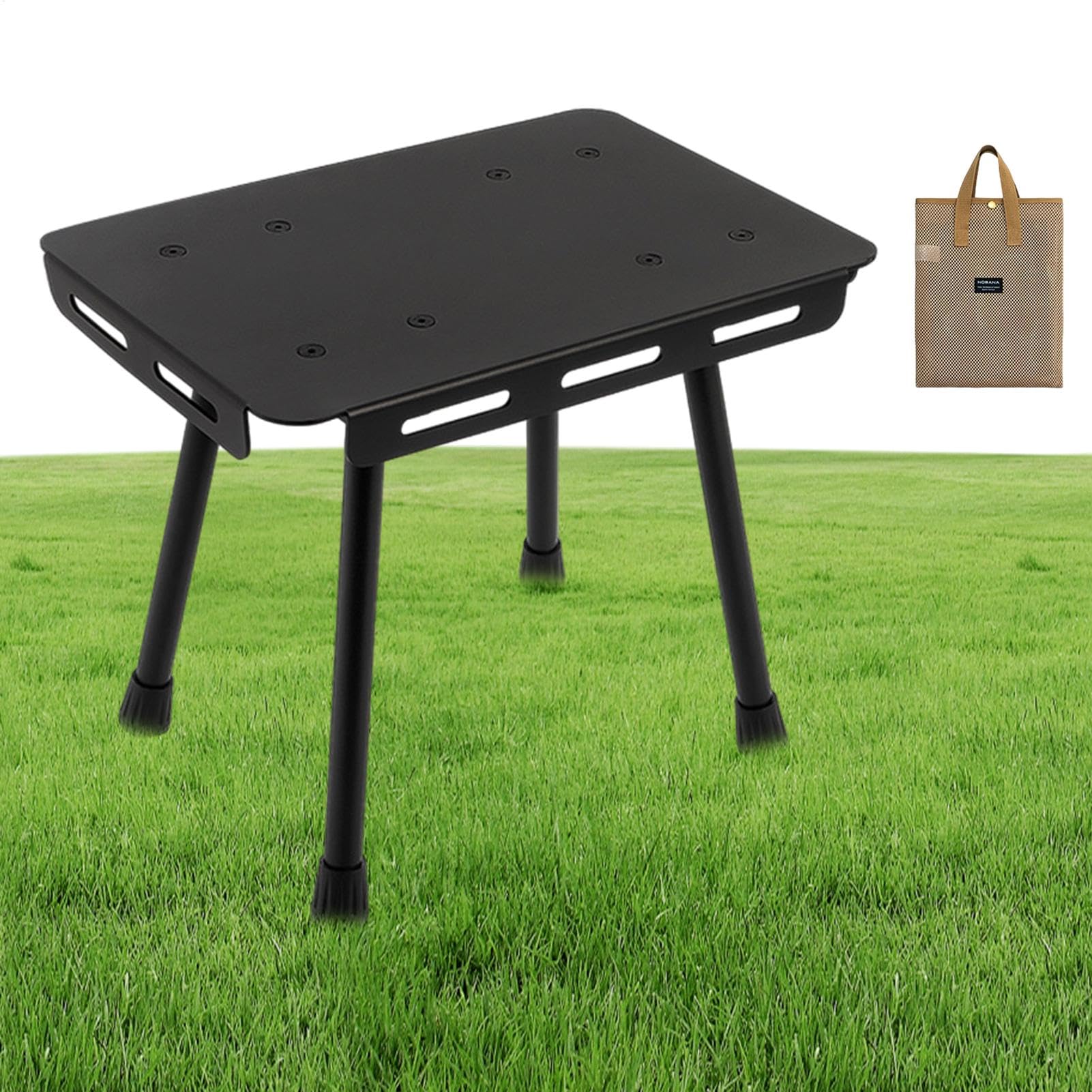 Table de camping portable robuste : table de pique-nique en plein air pliable