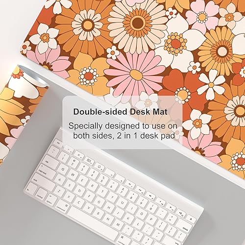 Miniatura 5 de Colorful Star Alfombrilla grande para mouse, de piel sintética, impermeable, alfombrilla de mouse para juegos de computadora, alfombrilla de mouse