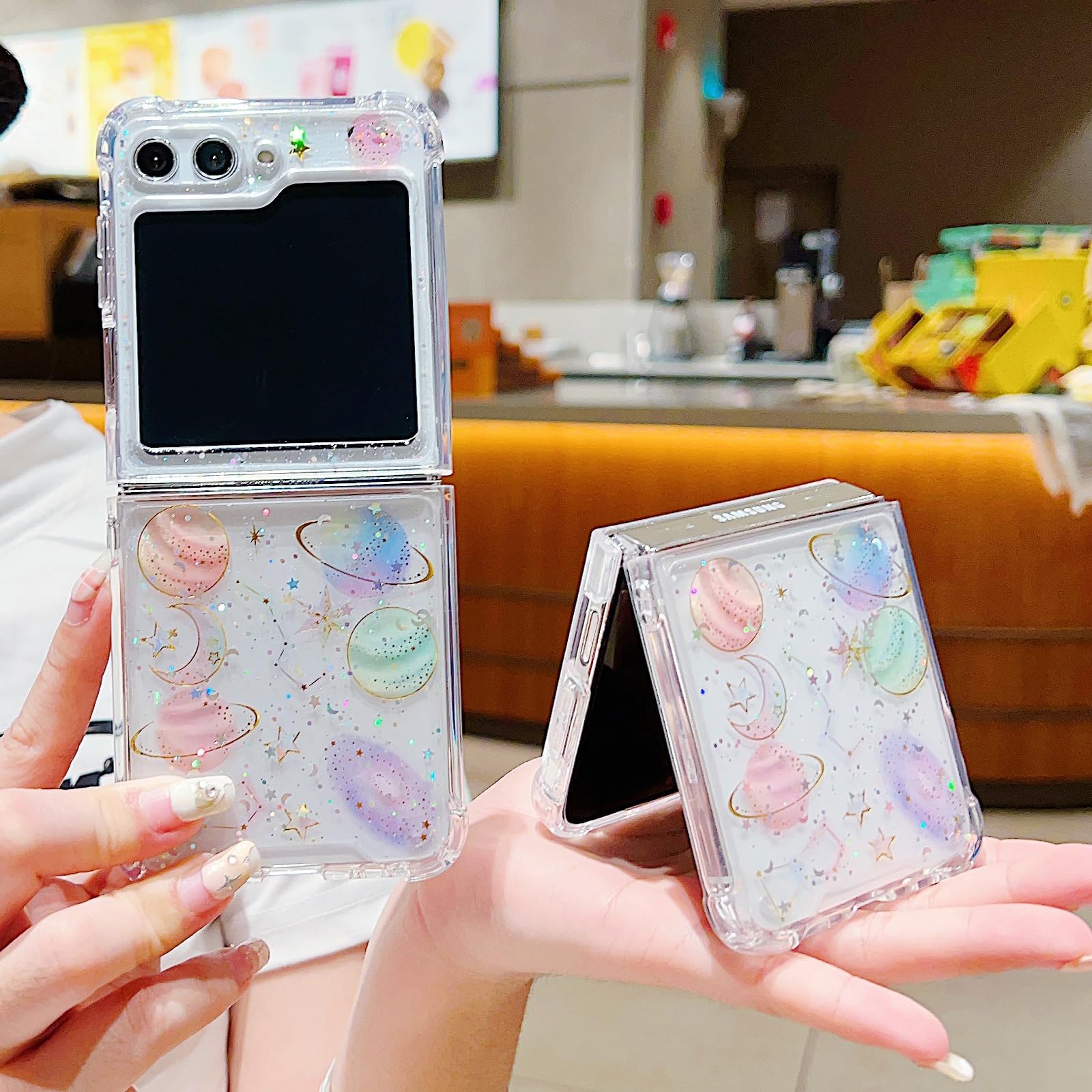 Amazon.com: Changjia for Samsung Galaxy Z Flip 7 FE/Z Flip 6 Clear