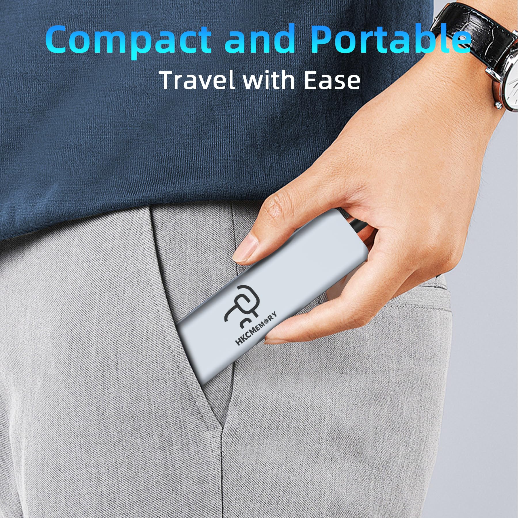 Hub USB C 7 w 1, 4K HDMI, ładowanie PD 100 W, porty USB 3.0/2.0, czytnik SD/TF, dane USB-C, do MacBook Pro/Air, iPad Pro, iPhone 16 Pro/Pro Max, Dell XPS, Steam Deck