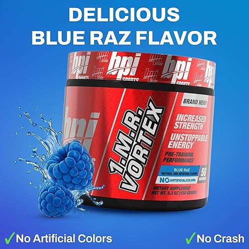 Miniatura 2 de BPI Sports 1.M.R Ultra Concentrado polvo para antes del ejercicio, 4.9 oz., Azul Raz, 1, 1