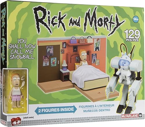 Miniatura 2 de McFarlane Toys Rick & Morty You Shall Now Call Me Snowball - Juego de construcción (tamaño mediano)