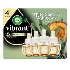 Air Wick Vibrant Plug In Scented Oil Refill Infused with Essential Oils Plug In Air Fresheners for Home