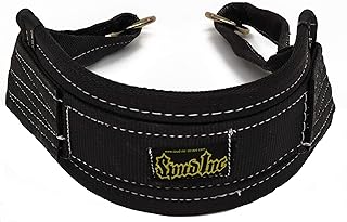 SPUDBelt Squat Medium Belt for Weight Lifting Strength Training and Power Lifting (Black)