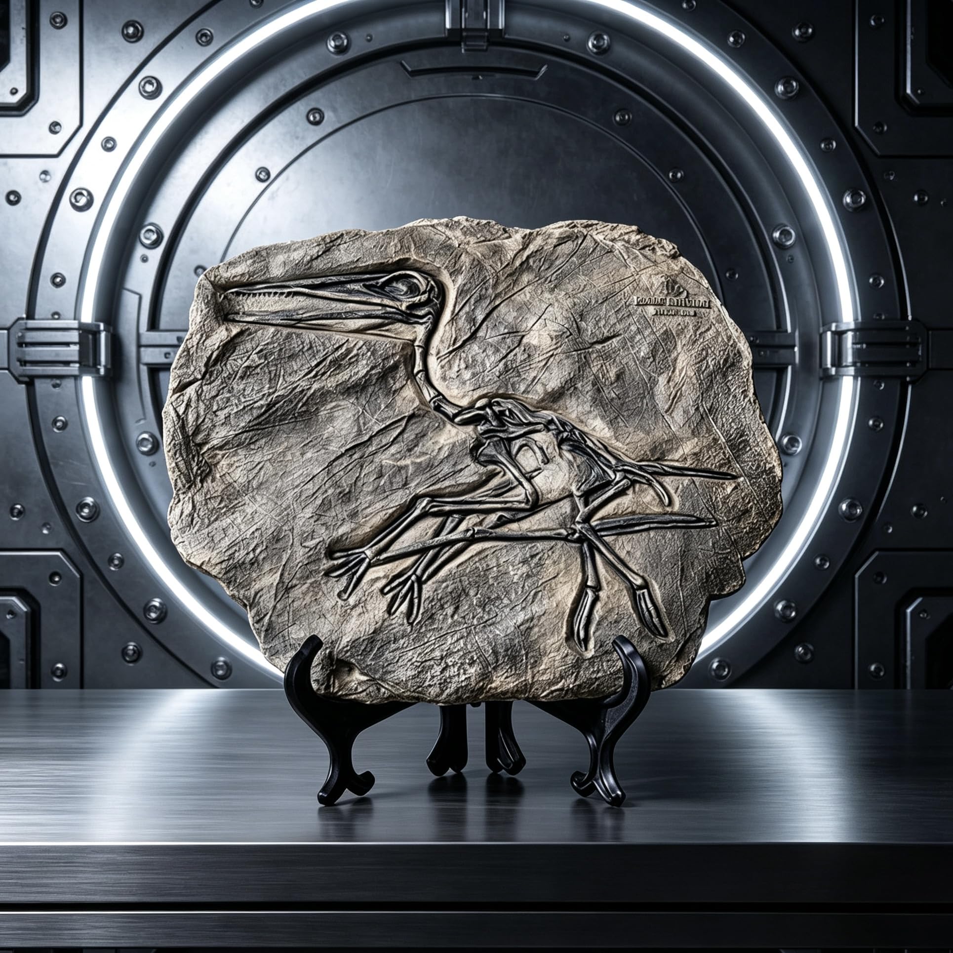 Dekofigur Dinosaurier Fossil aus Kunstharz (Stil 3)