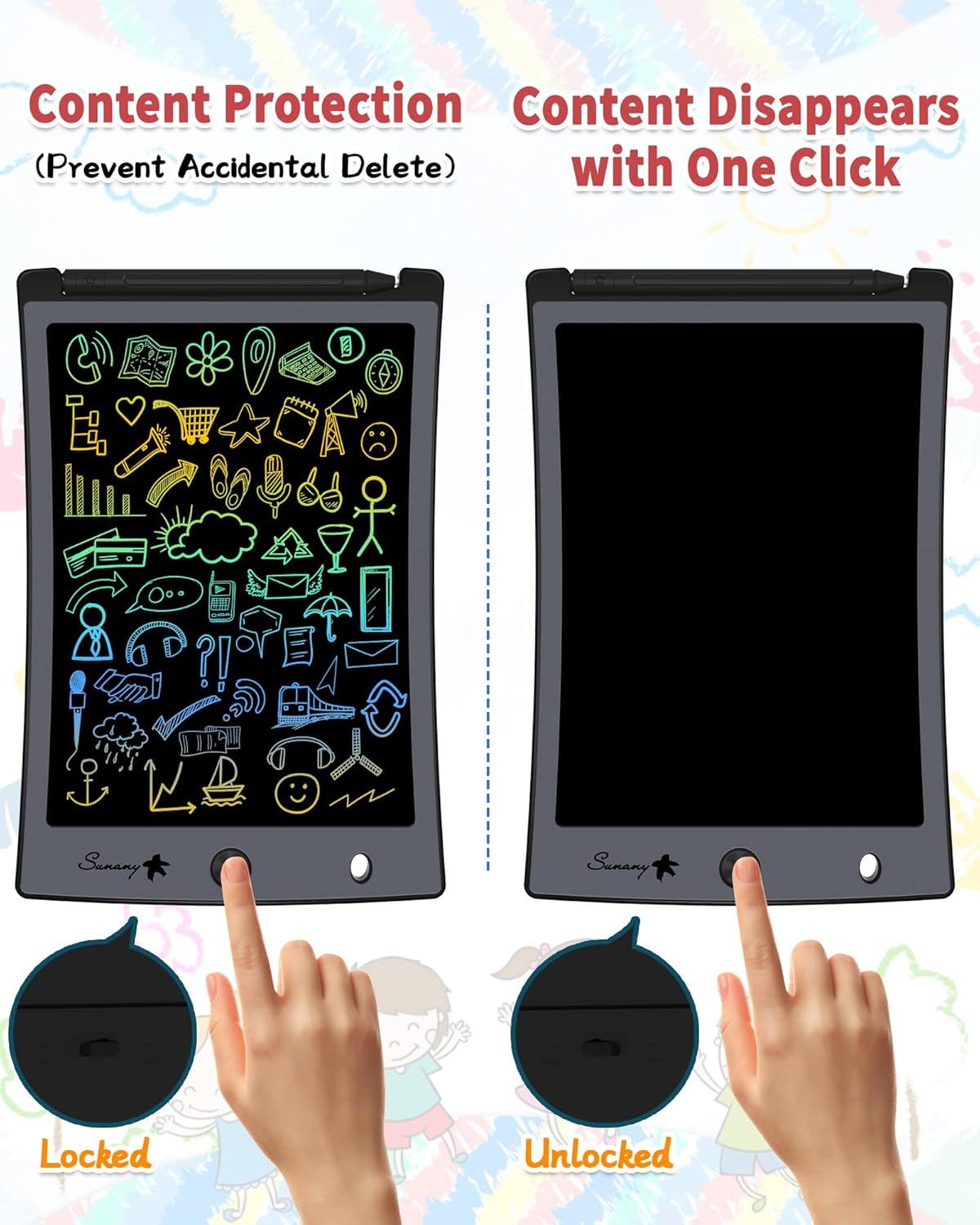 تبلت نوشتن LCD ، نوشتن الکترونیکی