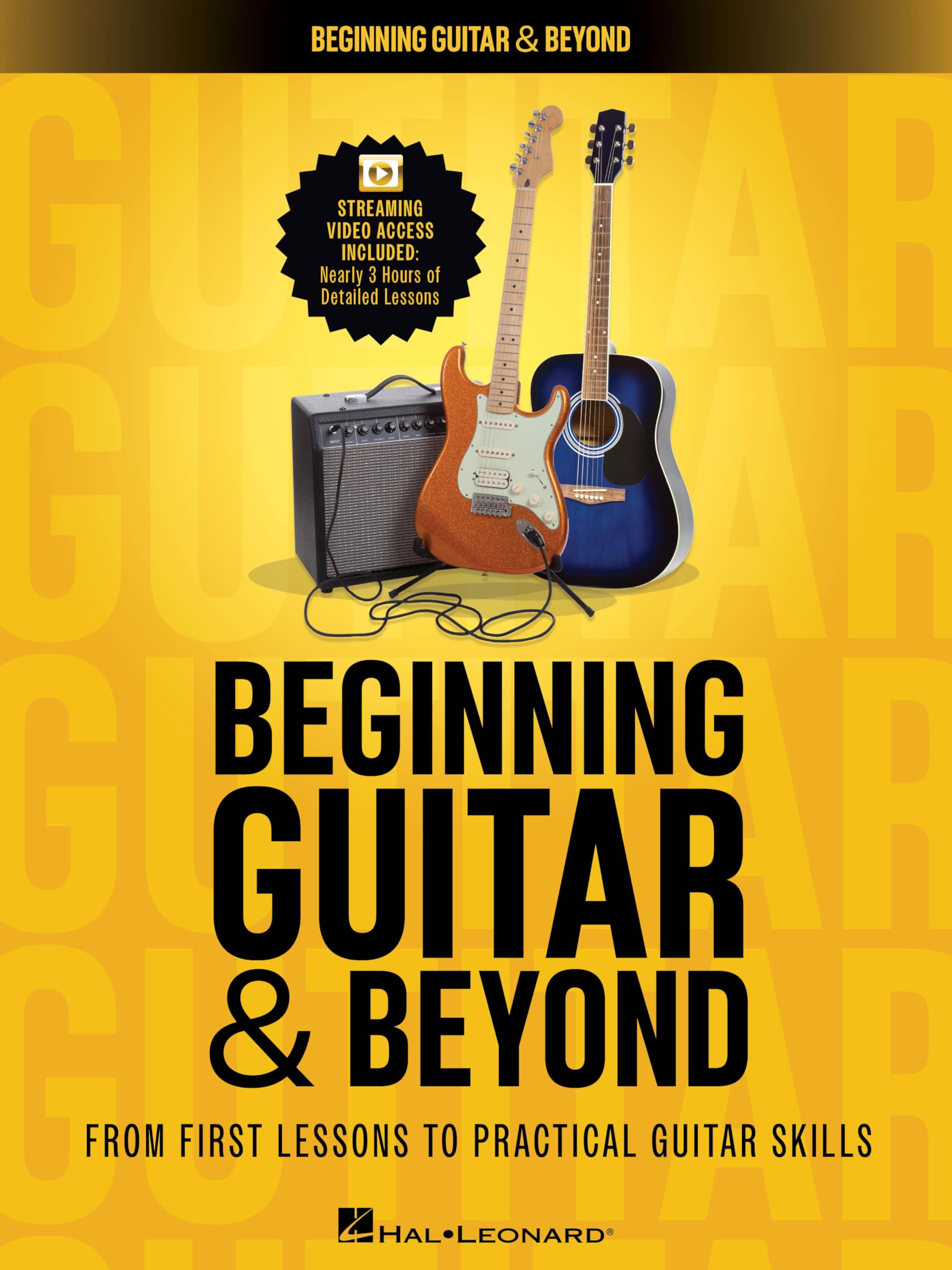 Beginning Guitar & Beyond livre de guitare d'initiation avec audio en ligne