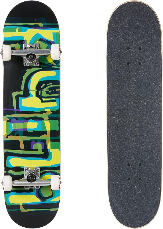 Blind Skateboard Complete Logo Glitch FP Green/Yellow 7.875"