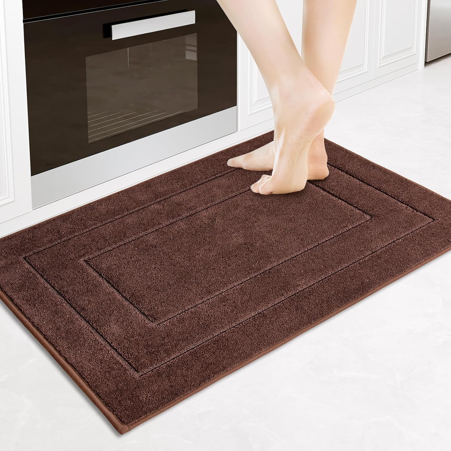 PURRUGS Machine Washable Kitchen Rug 24" x 35.5", NonSlip