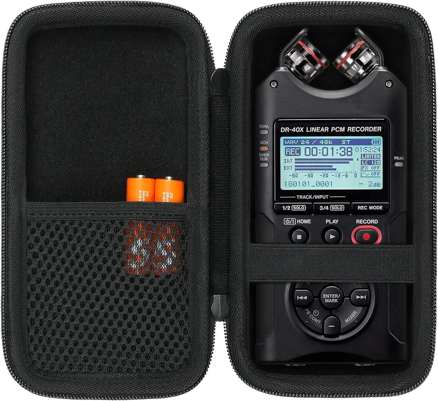 Small Audio Recorder Tascam DR-40X Four-Track Digital Audio